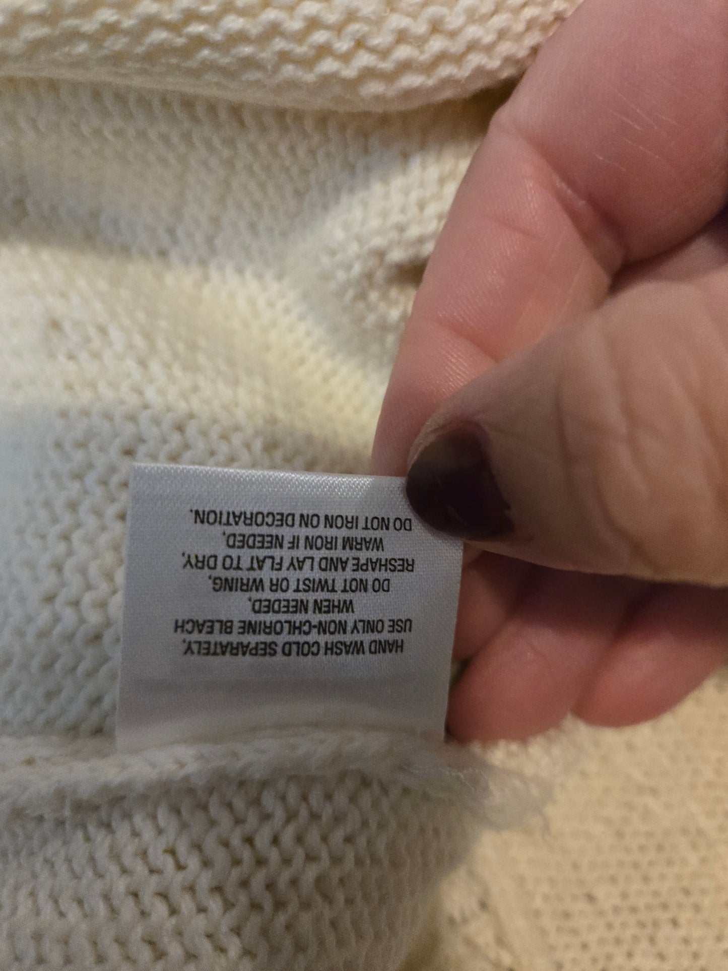 Holiday Button Up Vest Medium Knit