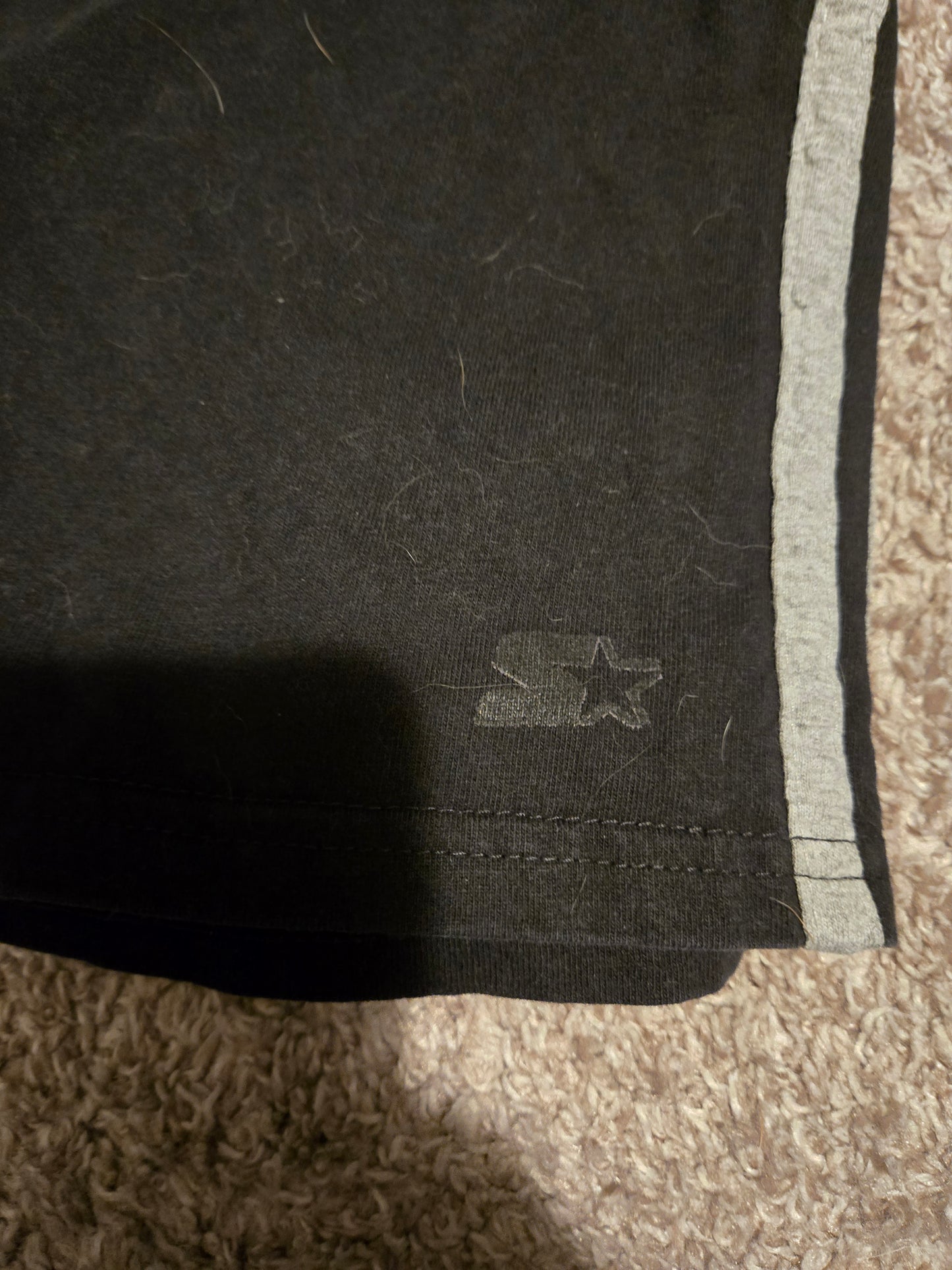 Boys Athletic Basketball Shorts Black Starter Brand Youth Large 10-12
