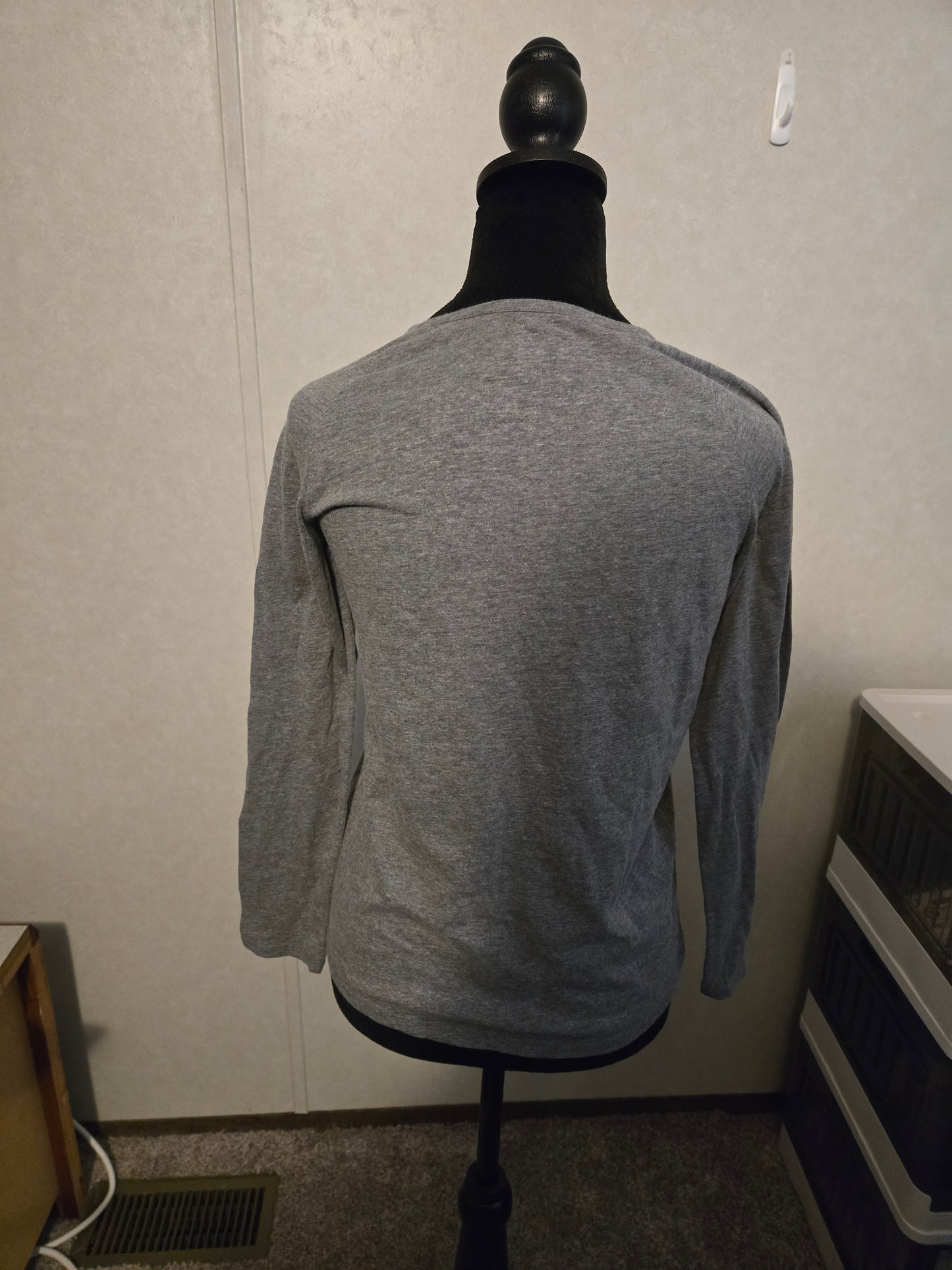 PLACE Kids Long Sleeve Shirt Sz 2XL 16 Heather Gray
