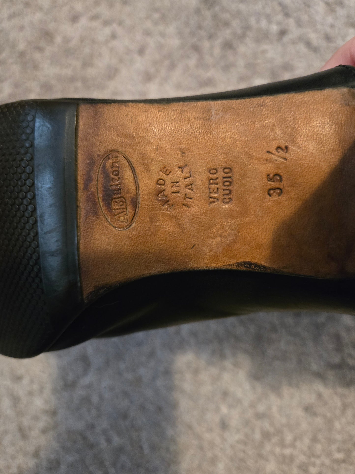 ABulzone Midcalf Black Pull on Boots 2in Heel