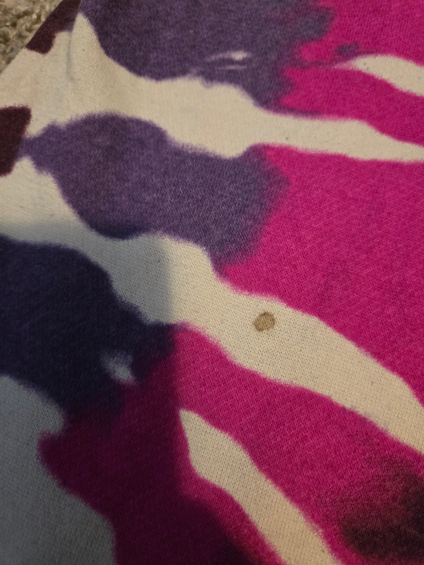 Girls Justice Sweat Pants XL Plus Petite, tie dye, Purple And White