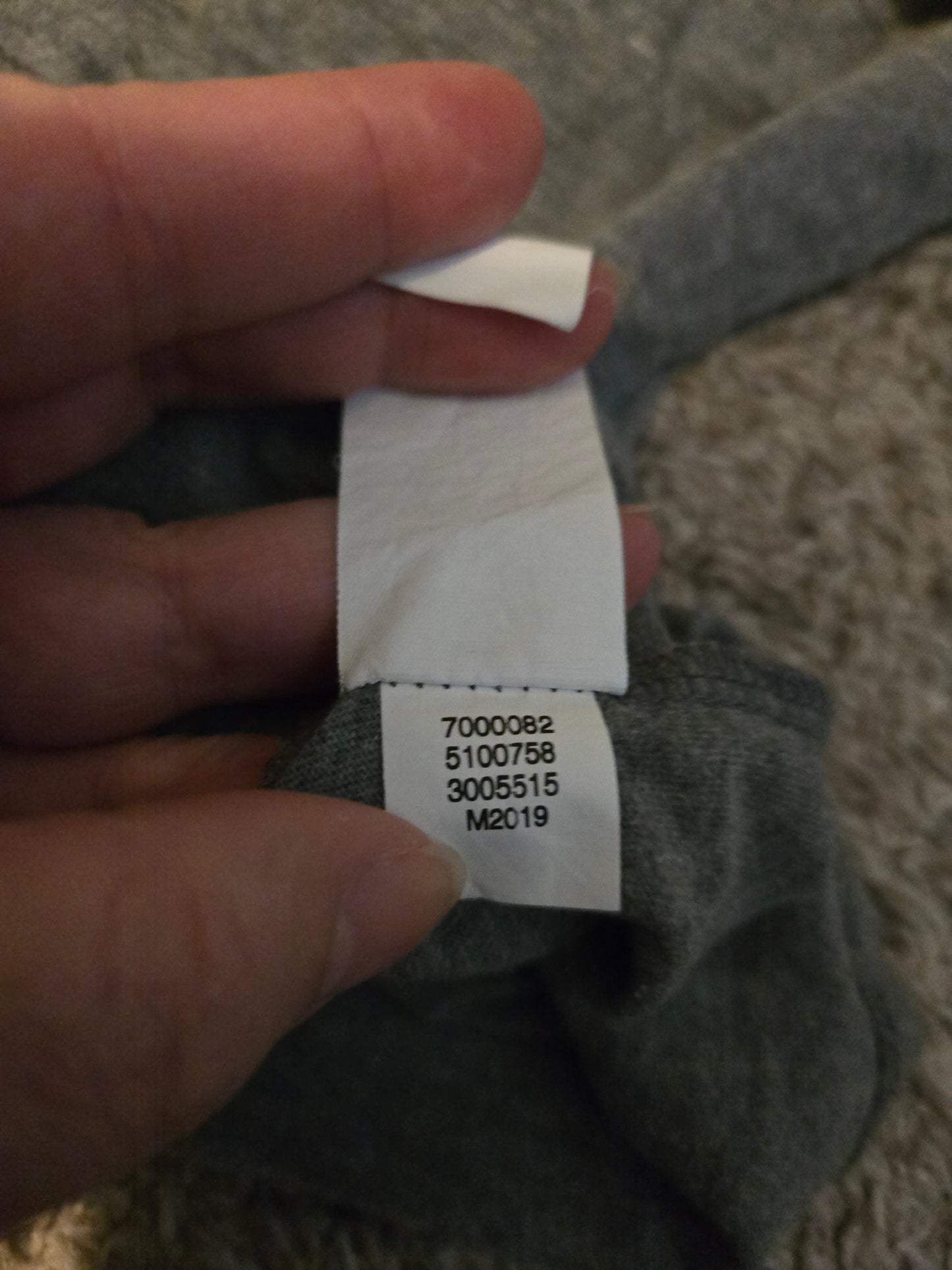 PLACE Kids Long Sleeve Shirt Sz 2XL 16 Heather Gray