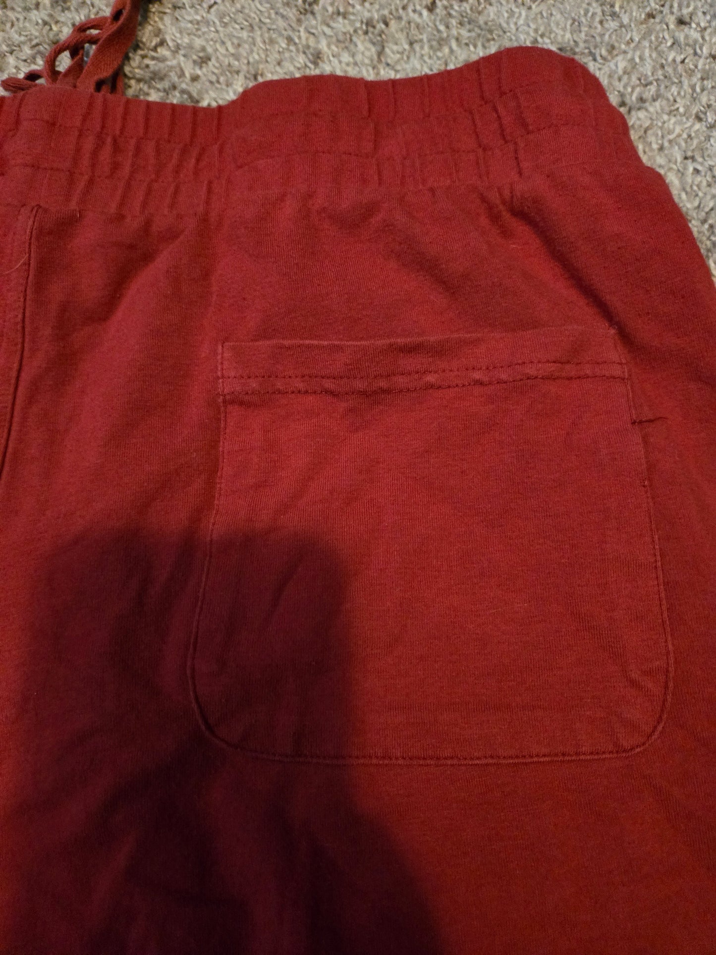 Onbay Red Drawstring Shorts