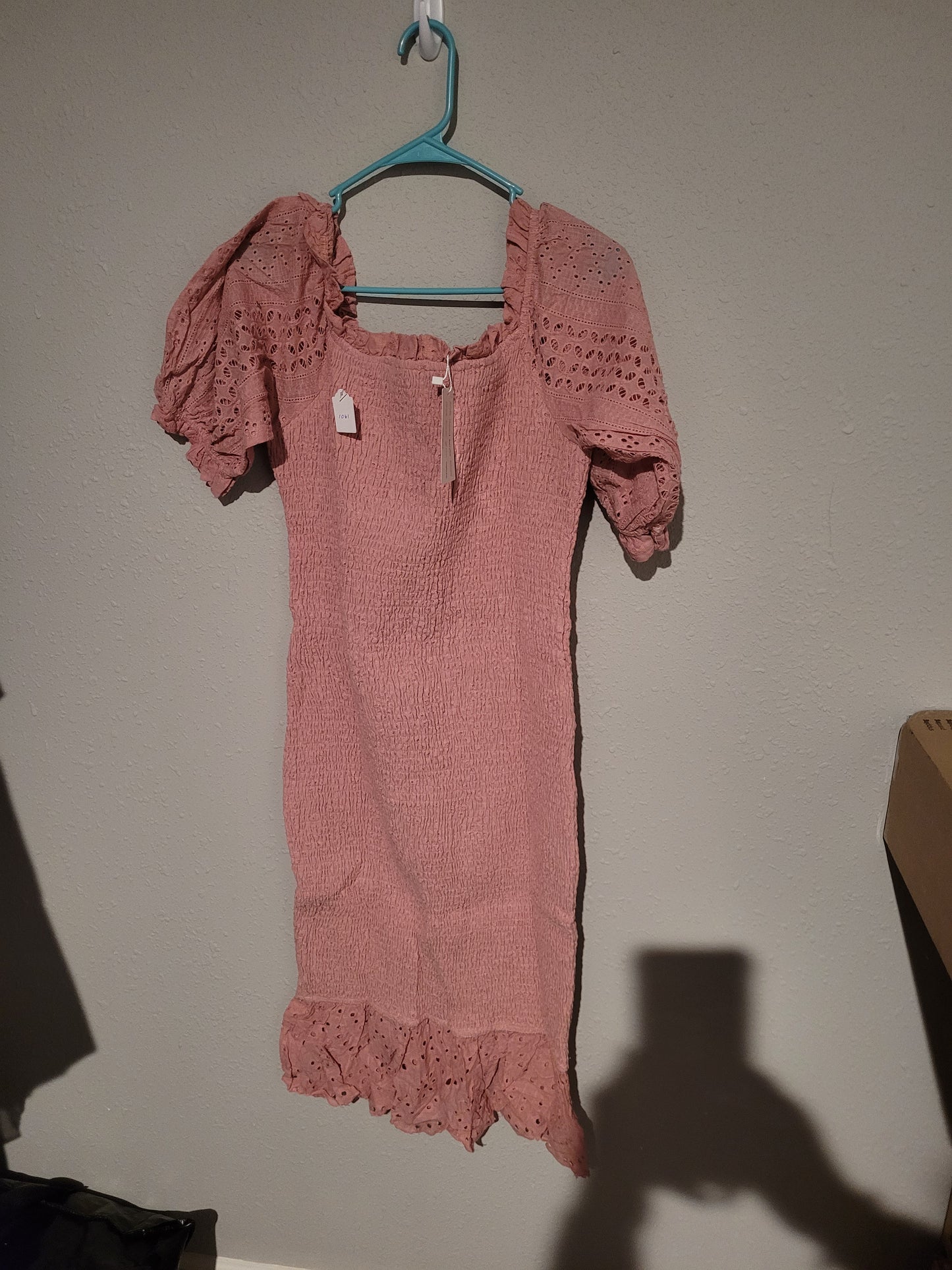 Pink Simplee Berry Go Mini Dress - New
