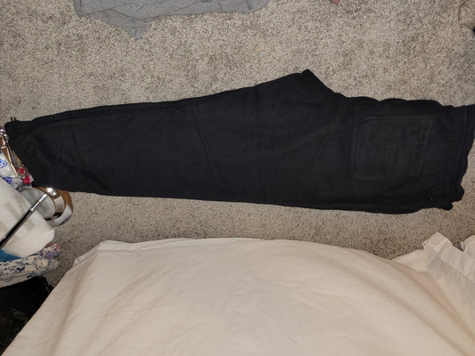 Amazon Essentials Mens' Black Fleece Joggers - New