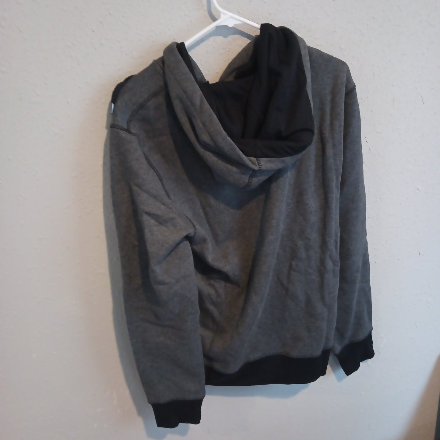 Grey with Black Trim Starwars Vader Zipper Hoodie - New