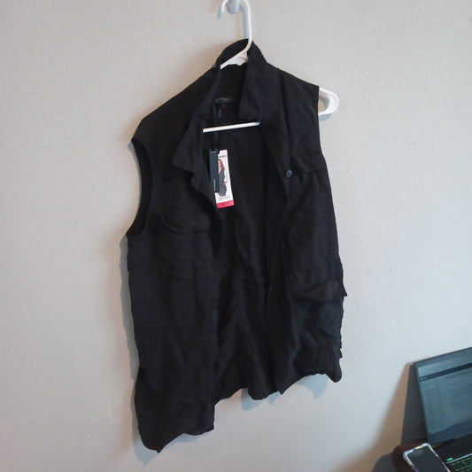Buffalo Black Button Down Tank Top - New