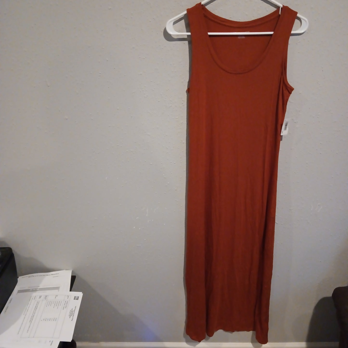 Red Amazon Essentials Maxi Tank Dress - New