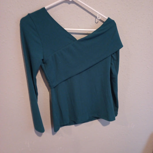 Pokwai Green V Neck Shirt