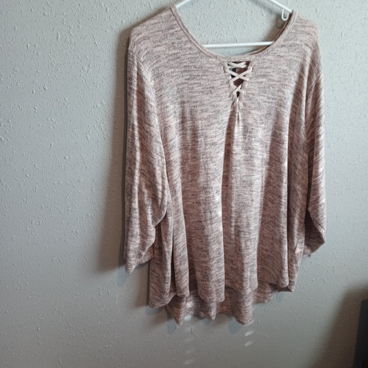 Babeau Tan Long Sleeve Shirt - Gently Used