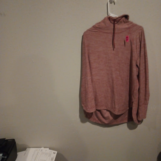 MRA Sport Pink Long Sleeve hooded Shirt - Gently Used