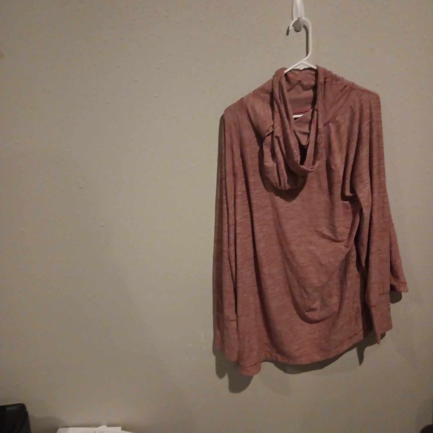 MRA Sport Pink Long Sleeve hooded Shirt - Gently Used