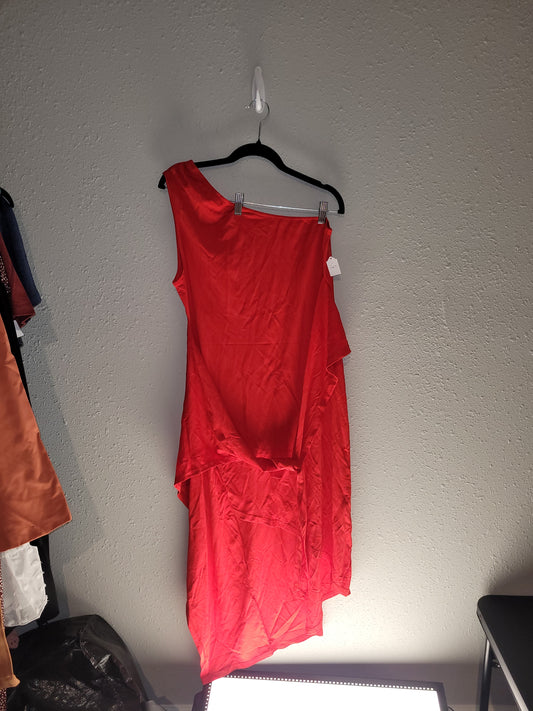 Off the Shoulder Red Dress - New