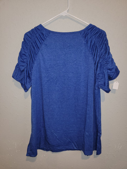 Unbranded Blue Short Sleeve Tshirt - New