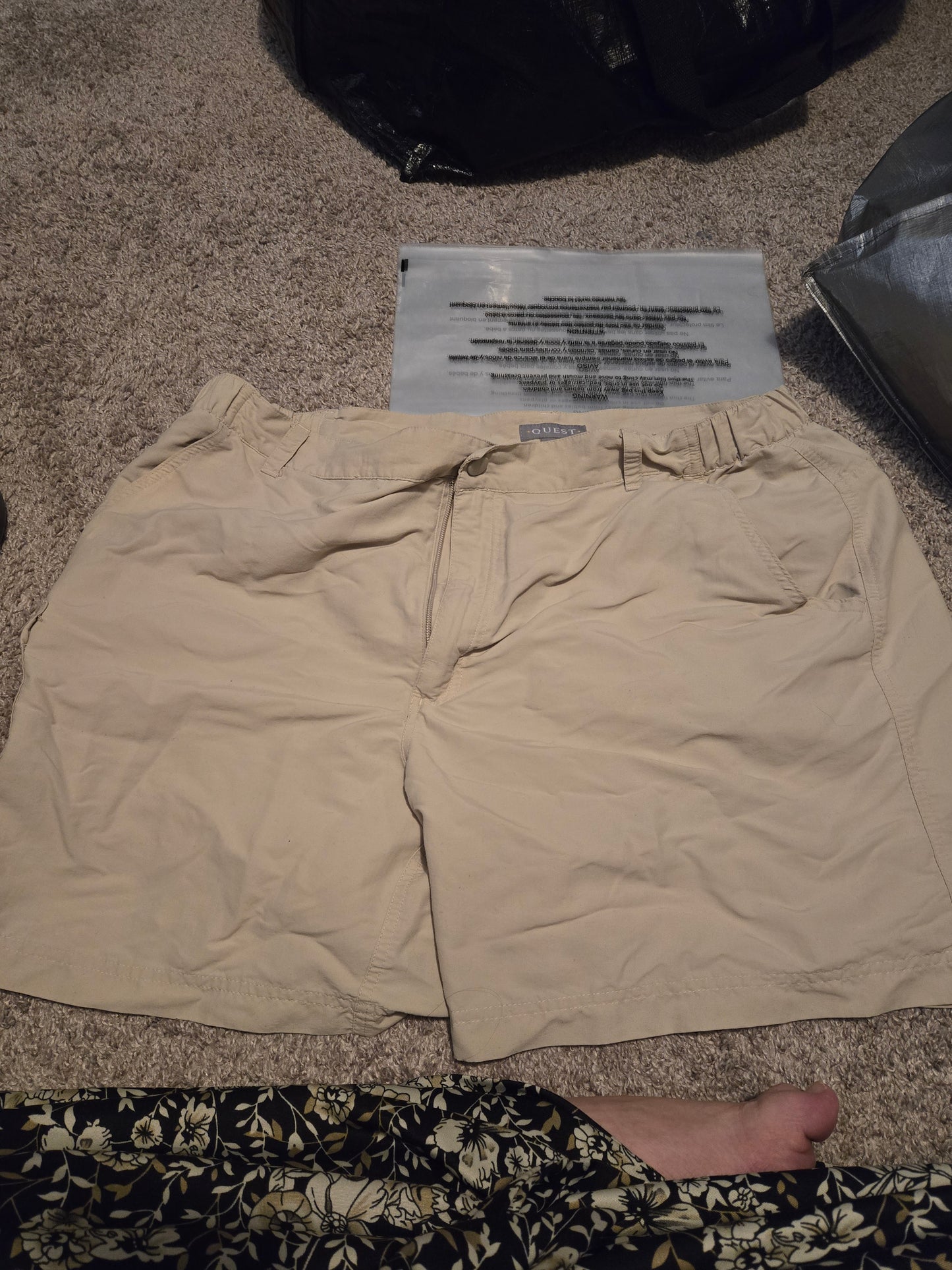 Quest Tan Shorts- Gently Used