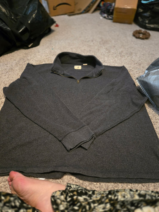 Red Head Long Sleeve Gray Shirt - Gently Used