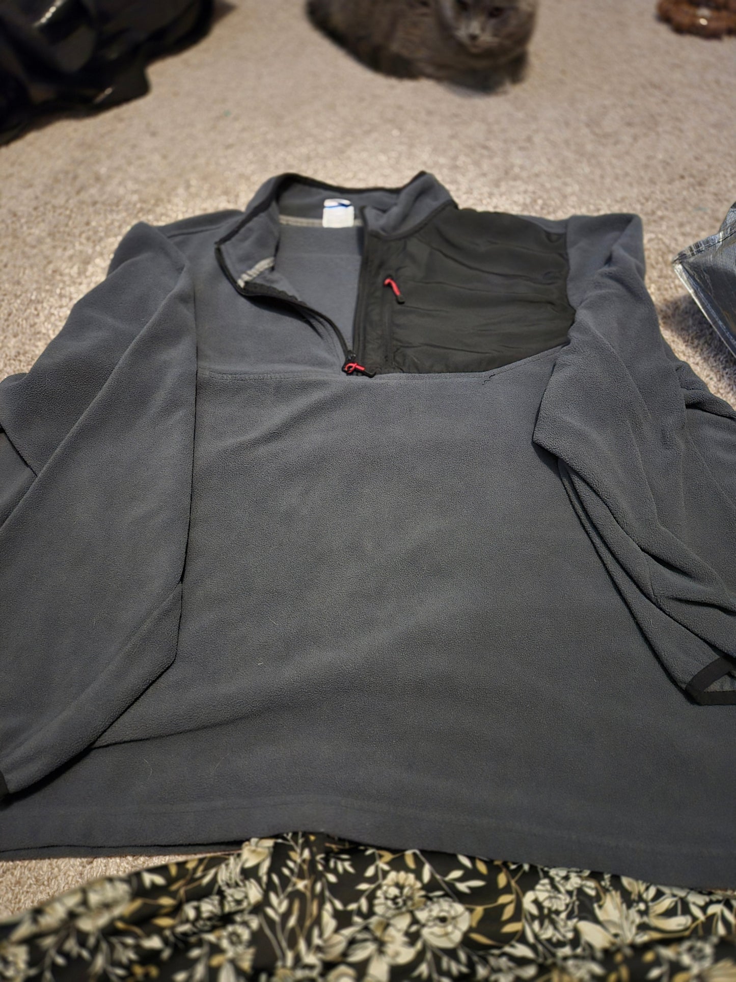Vintage Fleece; 1/4 Zip Fleece - 2XL - Gently Used