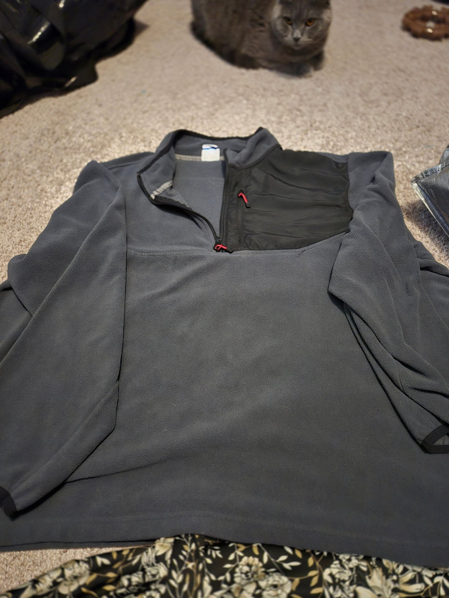 Vintage Fleece; 1/4 Zip Fleece - 2XL - Gently Used
