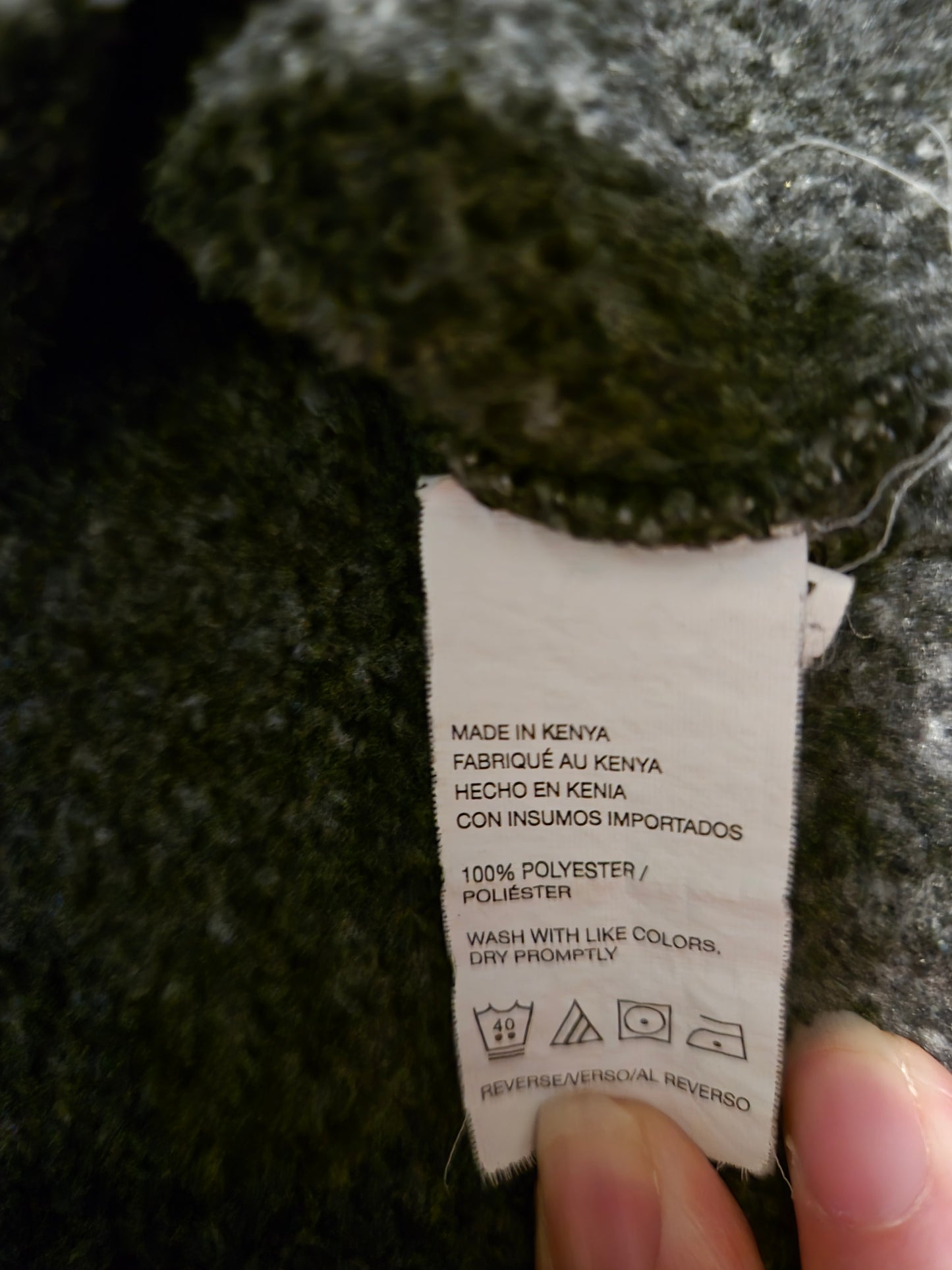 Van Heusen Grey Fleece Long Sleeve- Gently Used