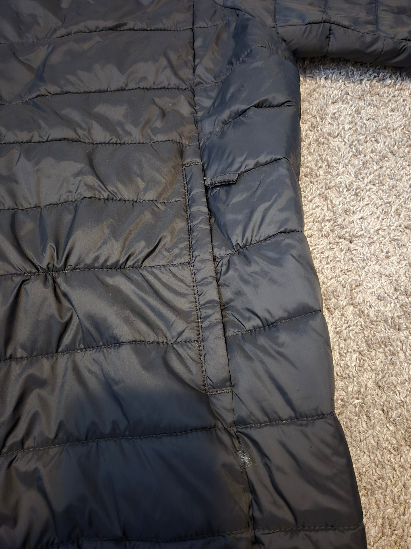 Amazon Black Quilted Puffer Jacket