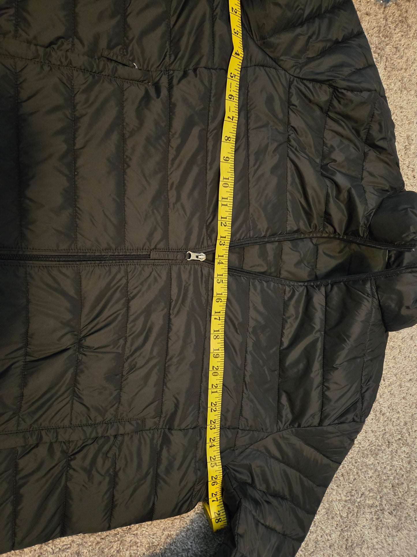 Amazon Black Quilted Puffer Jacket