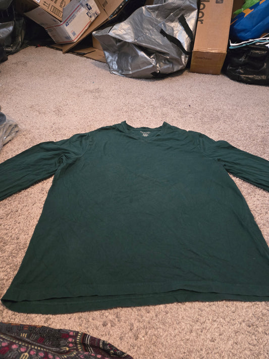 Sonoma Life Style Green Long Sleeve Shirt- Gently Used