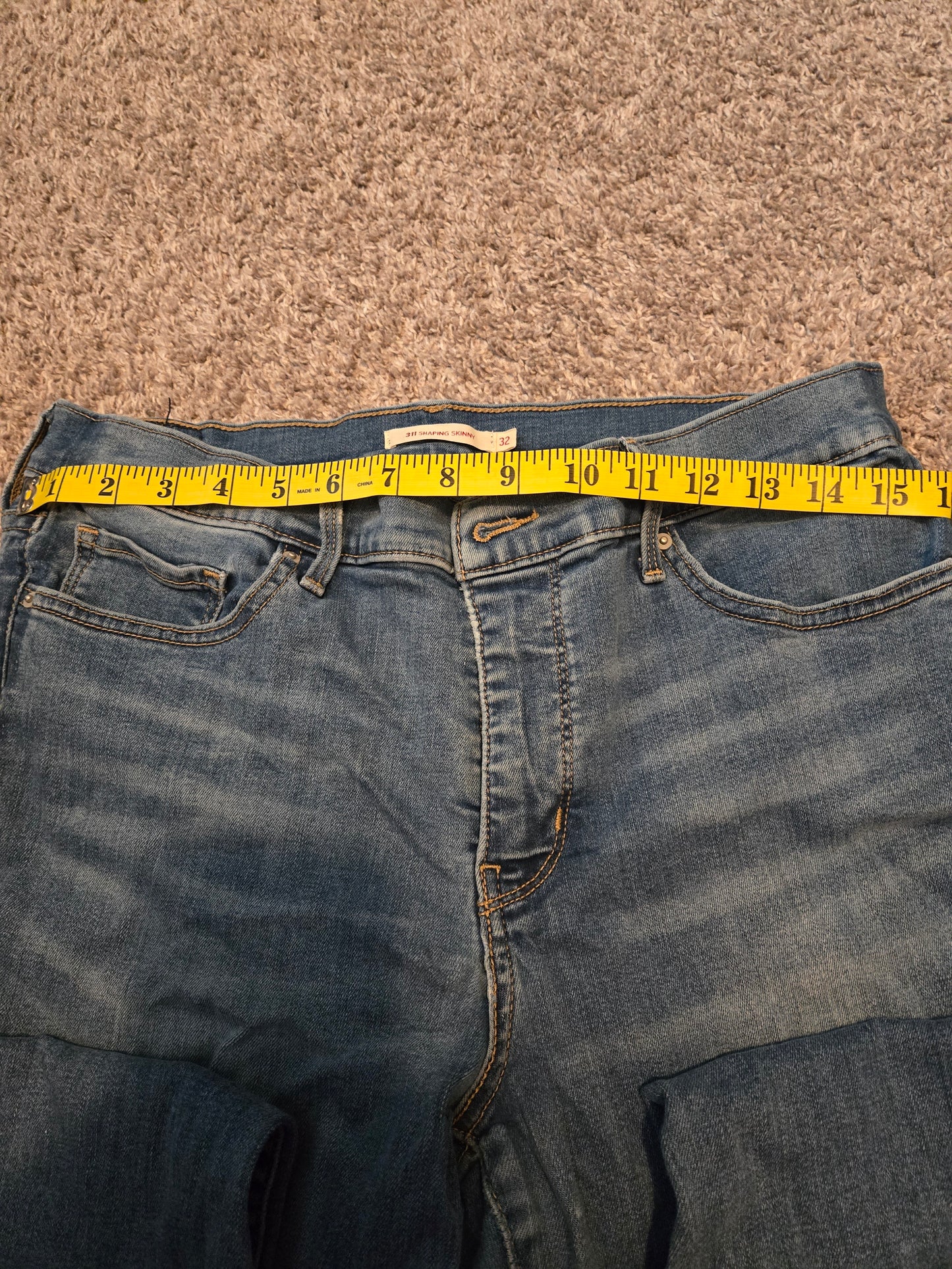 Levi Strauss 311 Shapping  Skinny Jeans - Gently Used