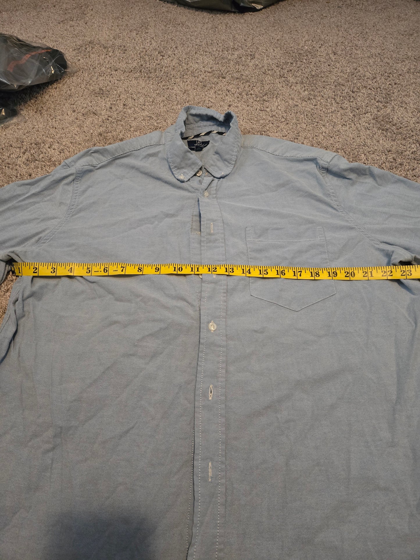 George Light Blue Long Sleeve Button Up Shirt - Gently Used