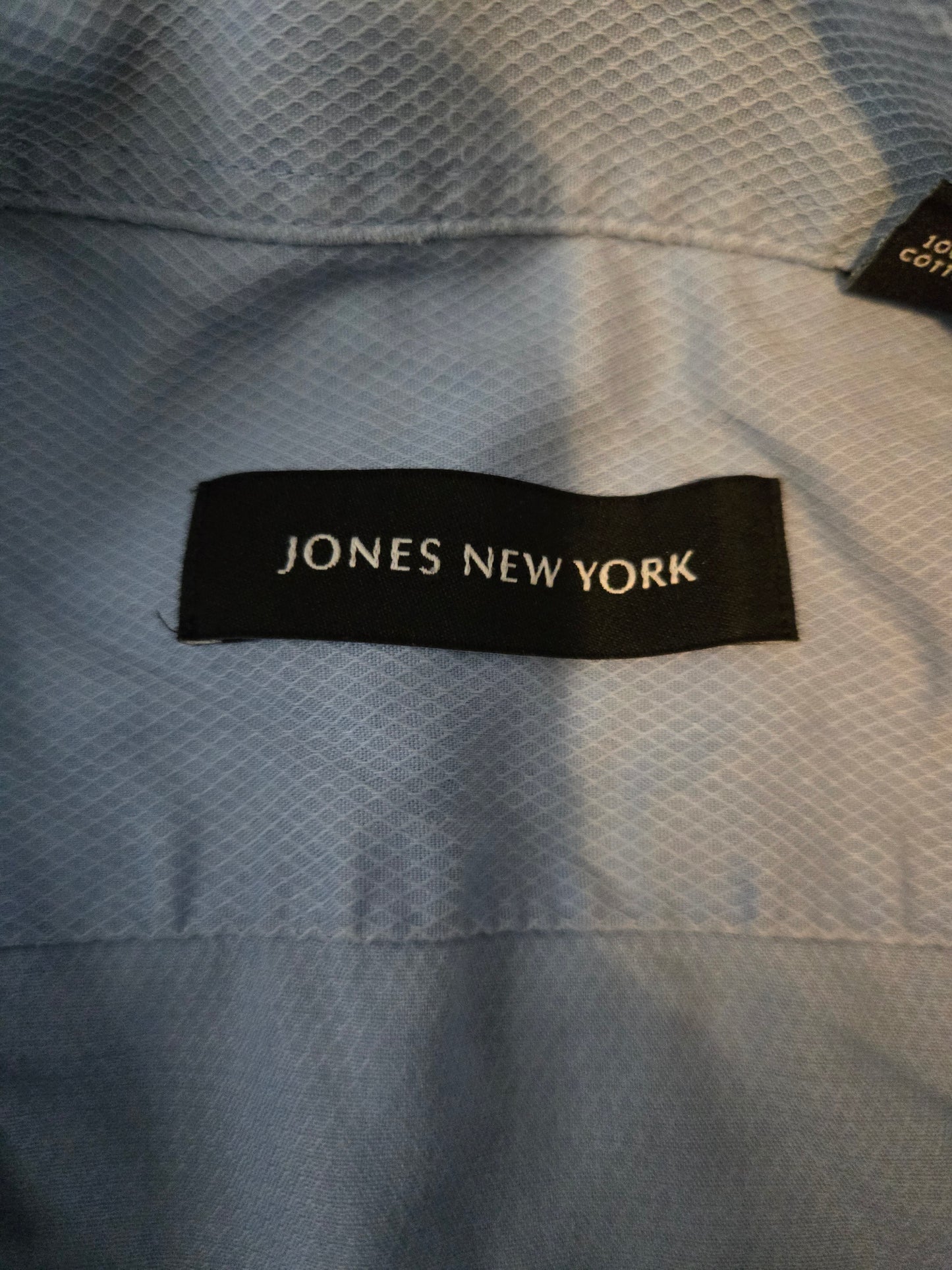 Jones New York Light Blue Long sleeve Button Up Shirt  - Gently Used
