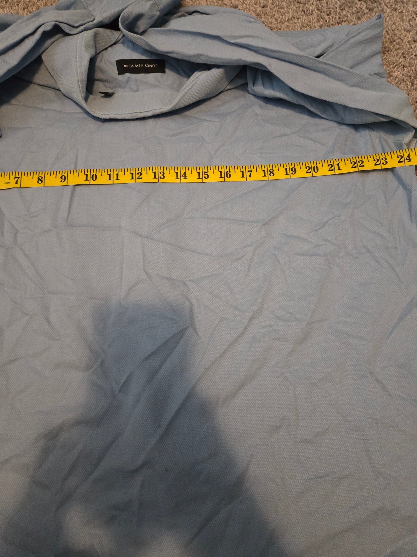 Jones New York Light Blue Long sleeve Button Up Shirt  - Gently Used