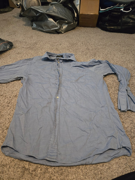 Joseph A. Bank Light Blue Long Sleeve Button Up Shirt  - Gently Used
