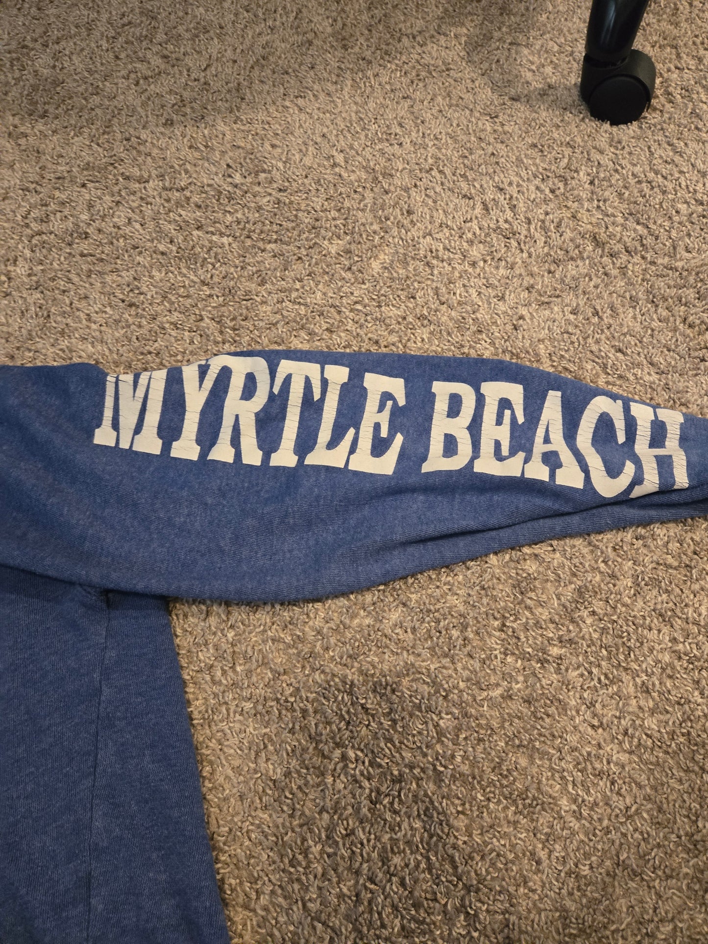 Tsunami Blue Hoodie Pullover Sweatshirt  - Gently Used