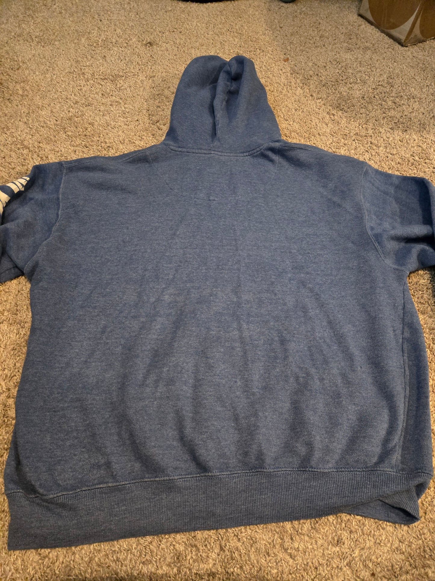 Tsunami Blue Hoodie Pullover Sweatshirt  - Gently Used