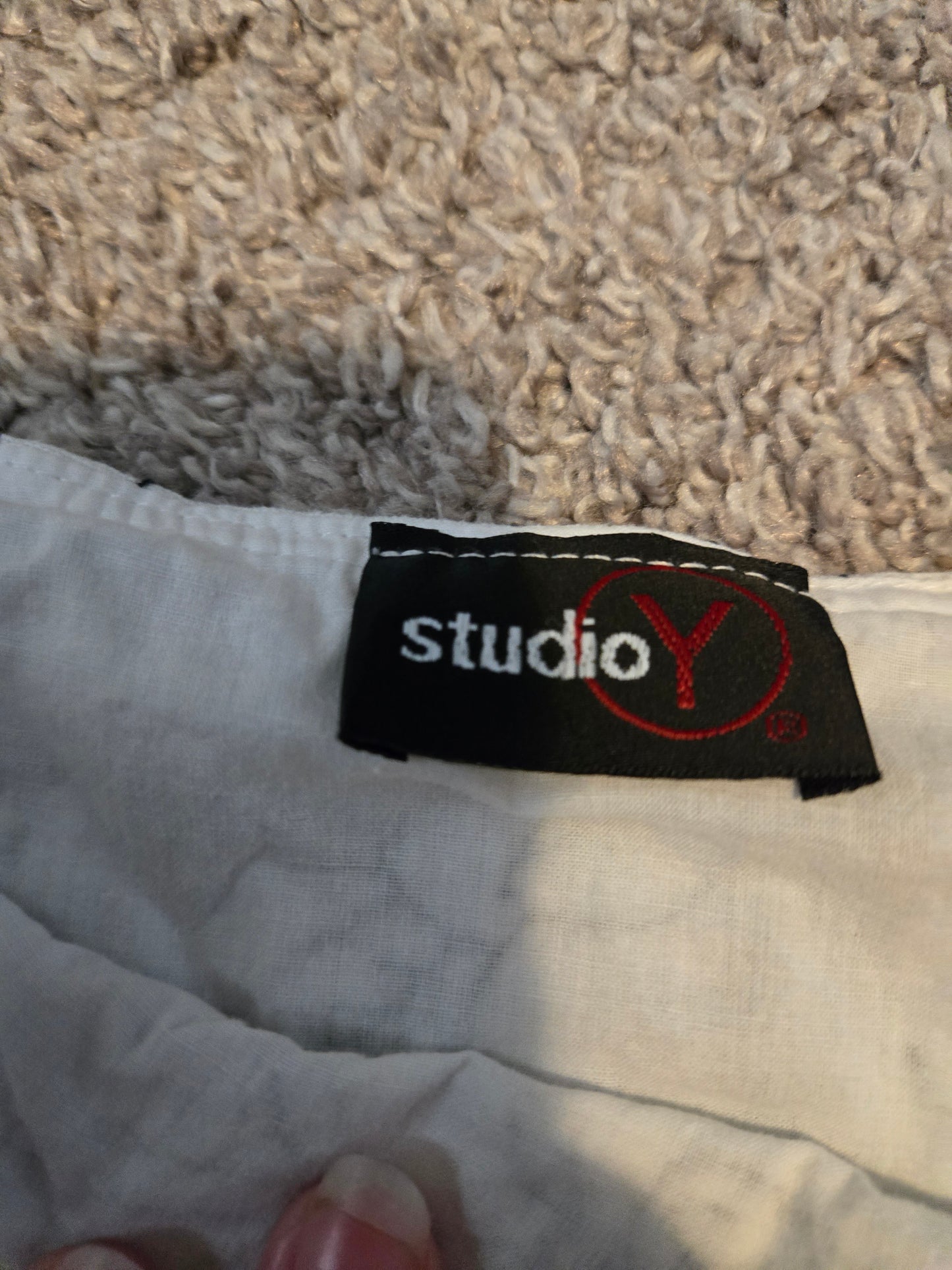 Studio Y White with Black Accent Skirt - Gently Used