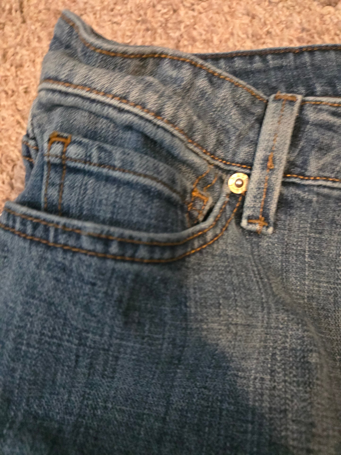 Levi Strauss Low Boot Cut Blue Jeans - Gently Used