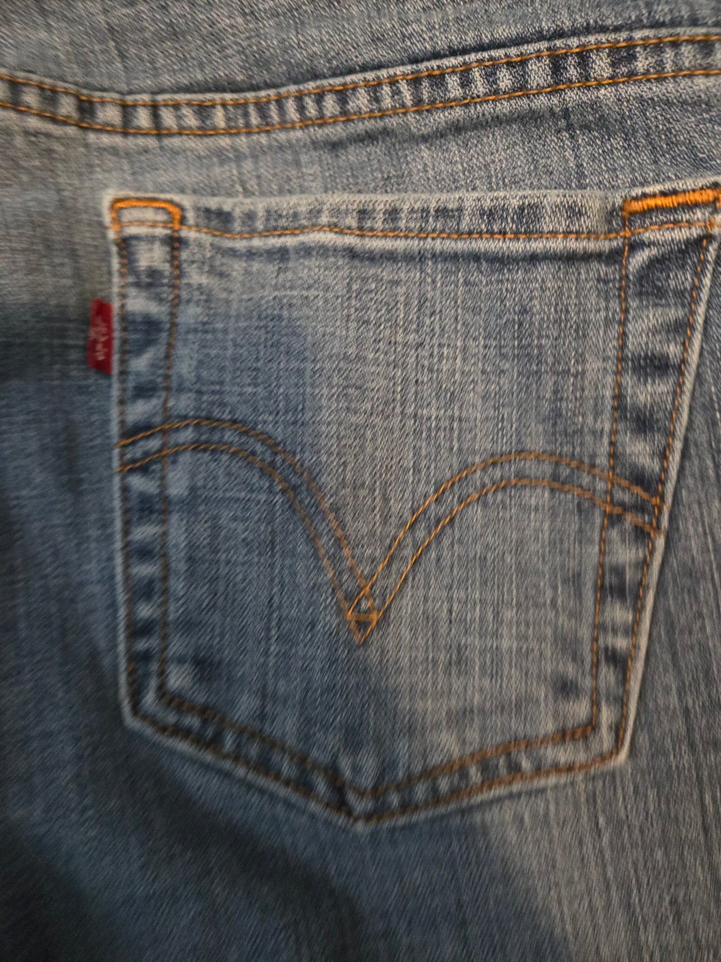 Levi Strauss Low Boot Cut Blue Jeans - Gently Used
