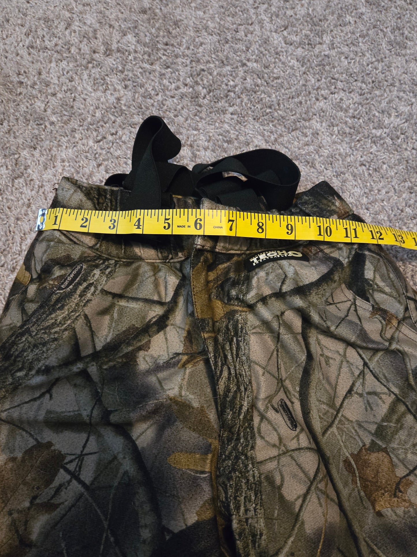 Real Wood Hardwoods Waterproof Tech Breathable Pants with Suspenders