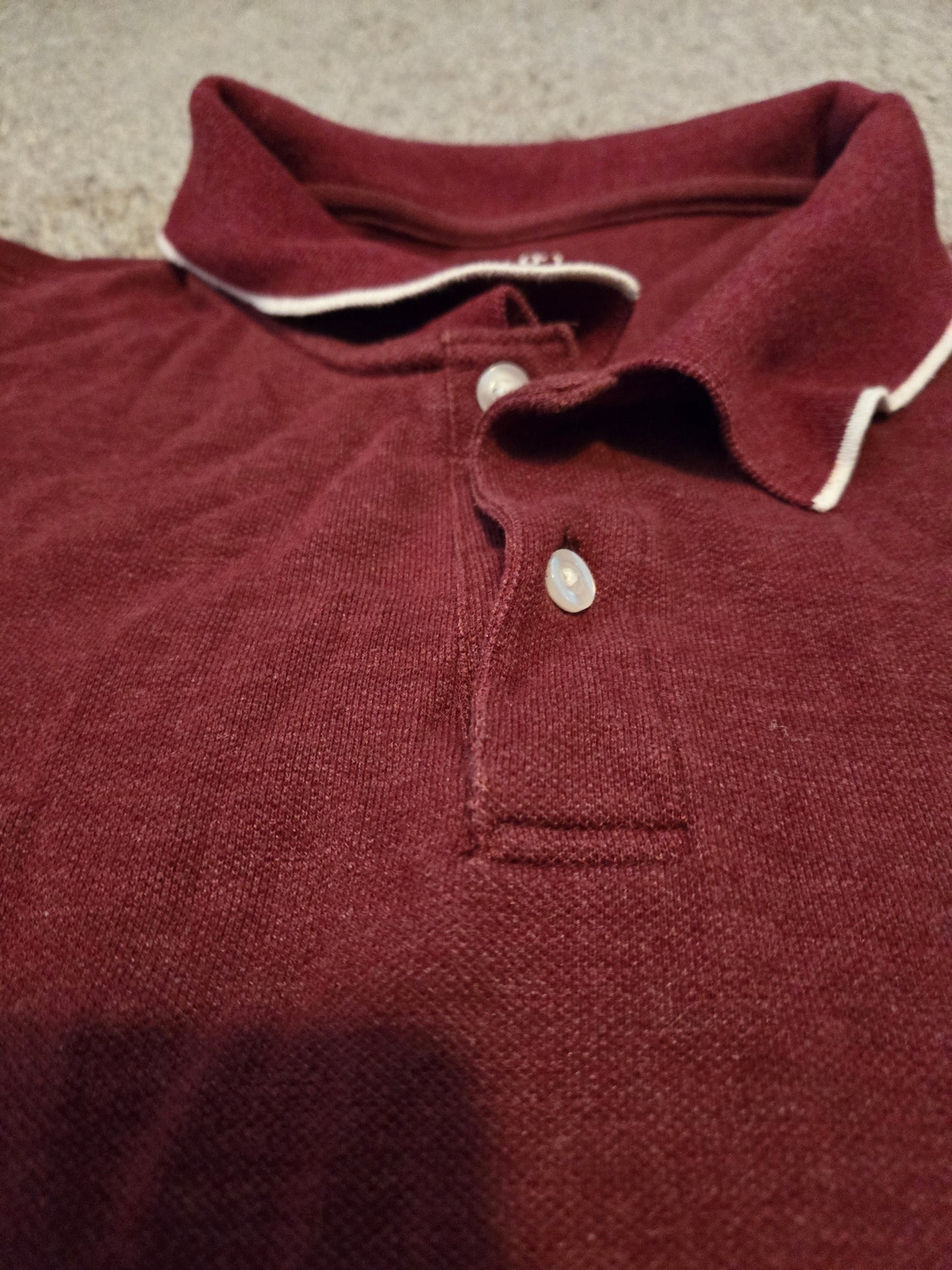 George Red Short Sleeve Polo Shirt