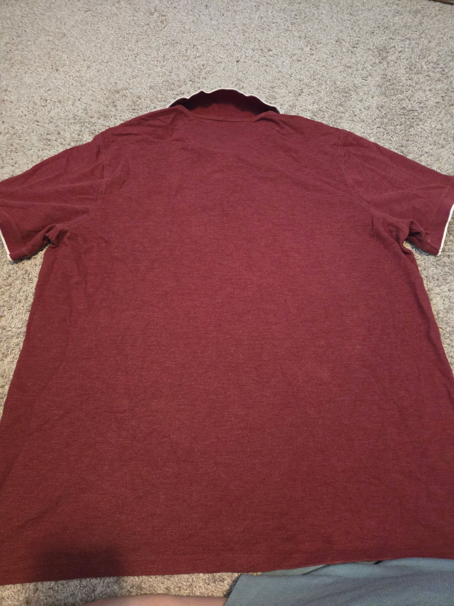 George Red Short Sleeve Polo Shirt