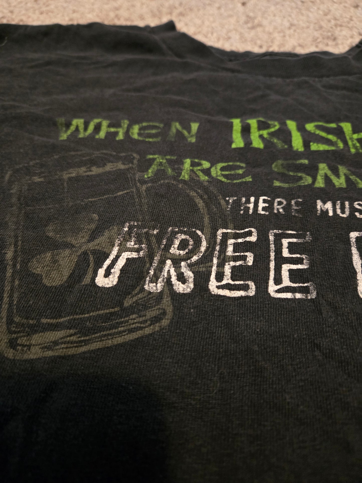 Black Short Sleeve Graphic TShirt