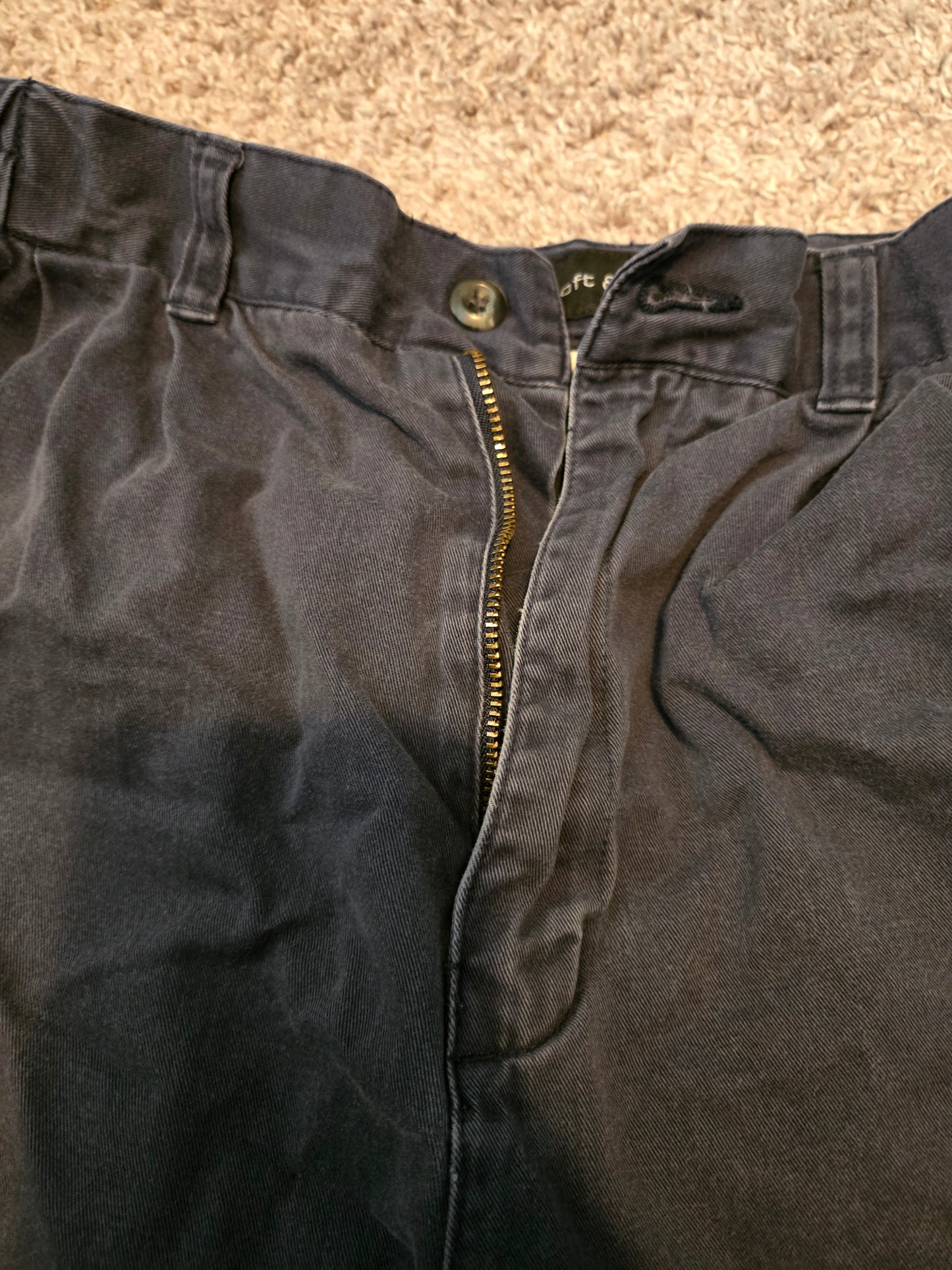 Croft & Barrow Faded Black Shorts