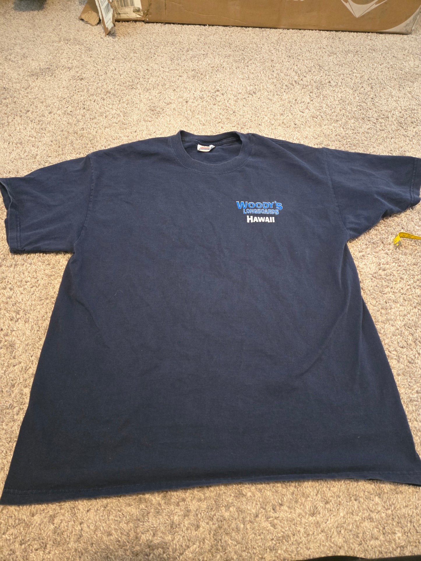 Woody's Hawaii Navy Blue Short Sleeve TShirt