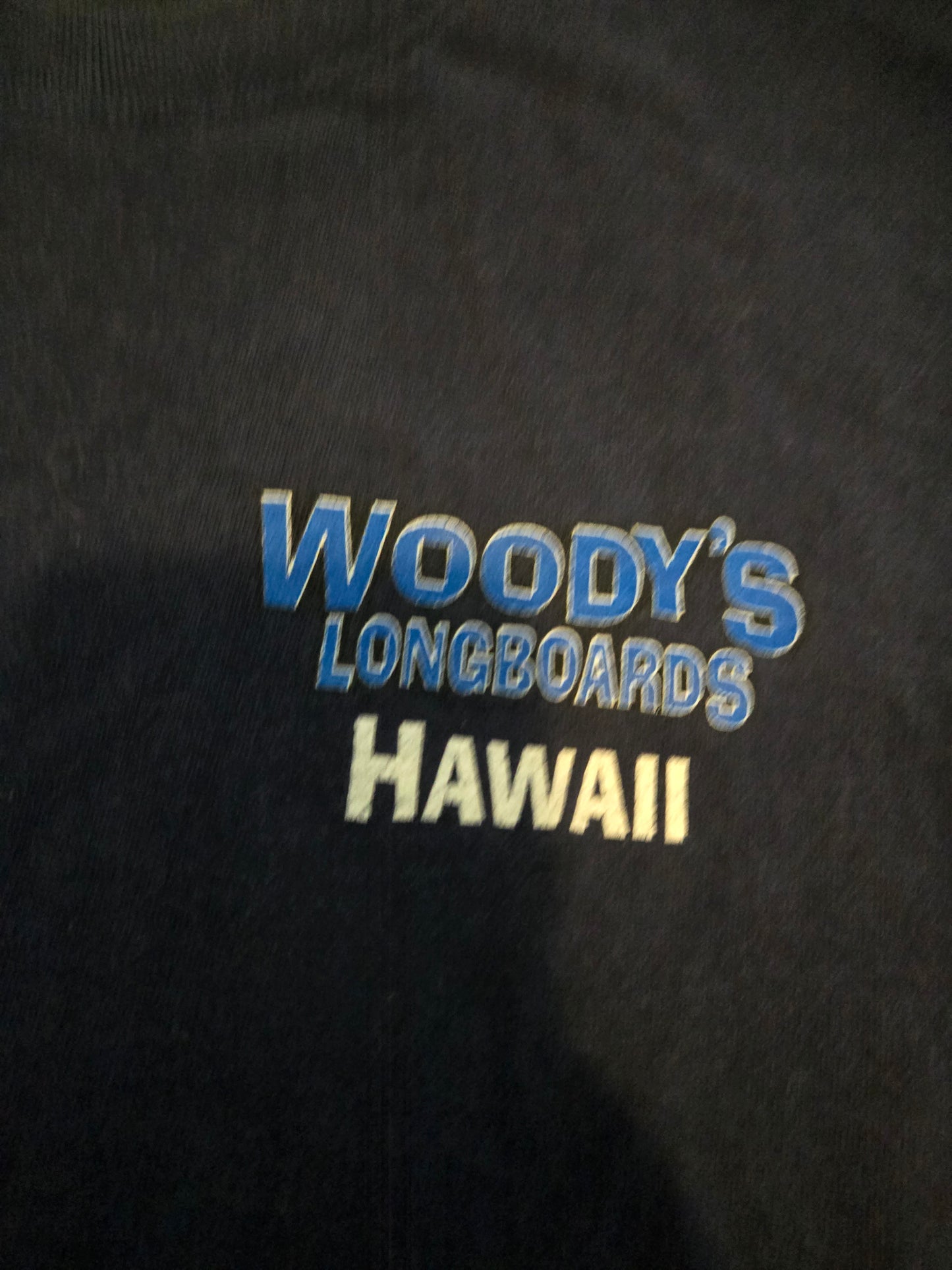 Woody's Hawaii Navy Blue Short Sleeve TShirt
