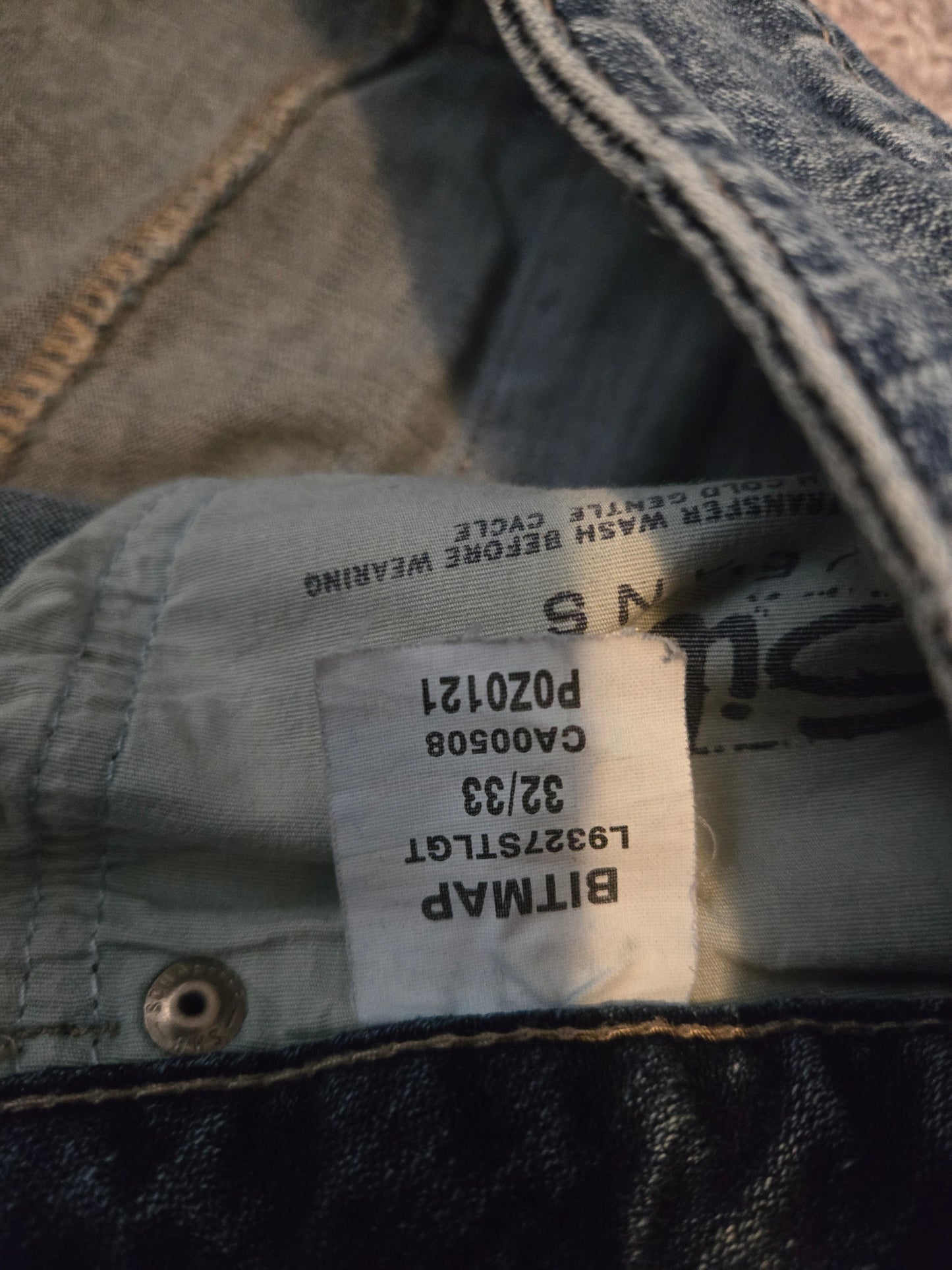 Silver Boot Cut Blue Jeans