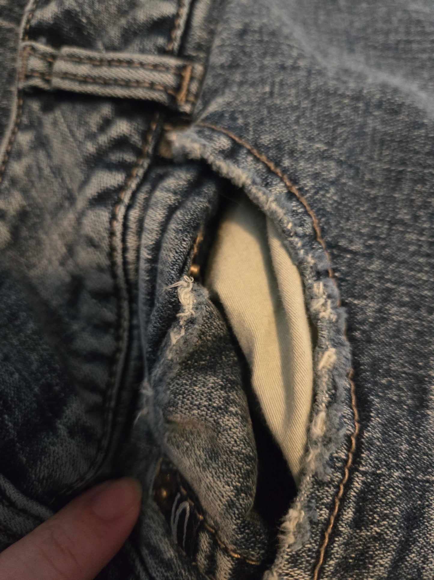 Silver Boot Cut Blue Jeans