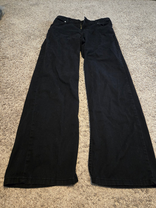 EasySoul Black Straight Leg Pants