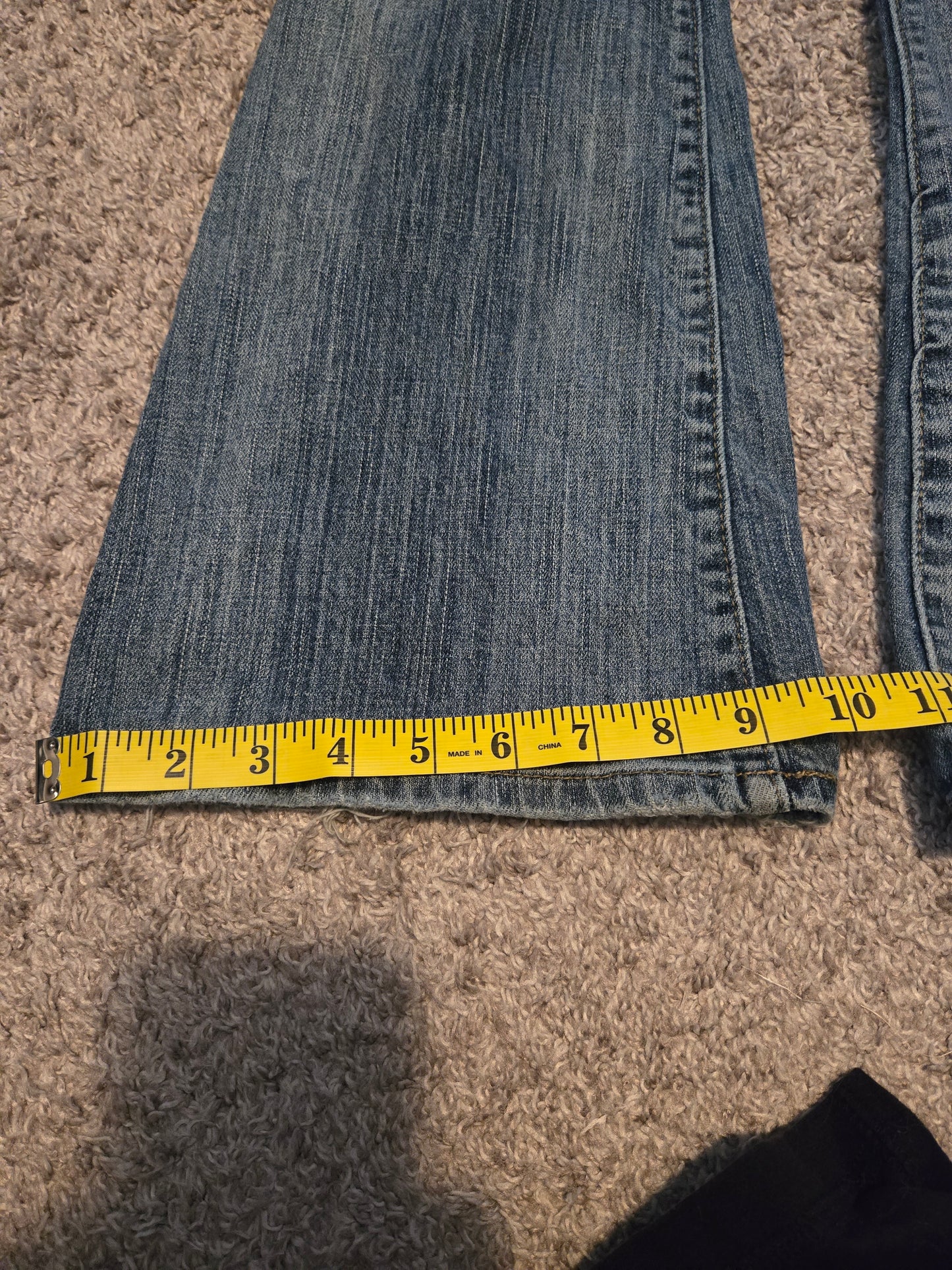 Maurice Wide Leg Blue Jeans