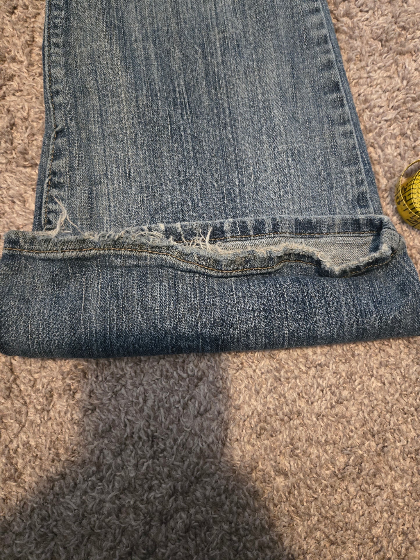 Maurice Wide Leg Blue Jeans