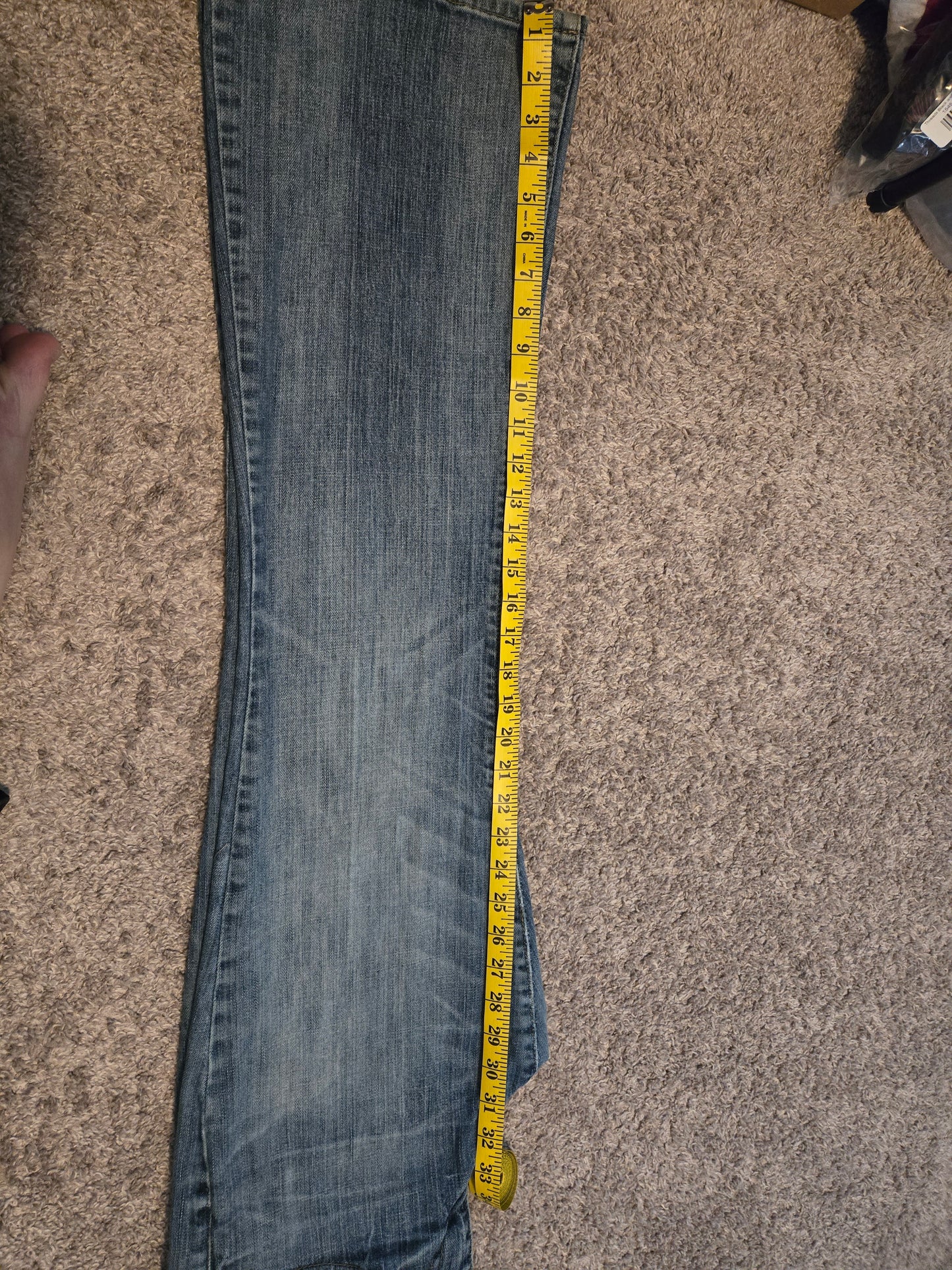 Maurice Wide Leg Blue Jeans