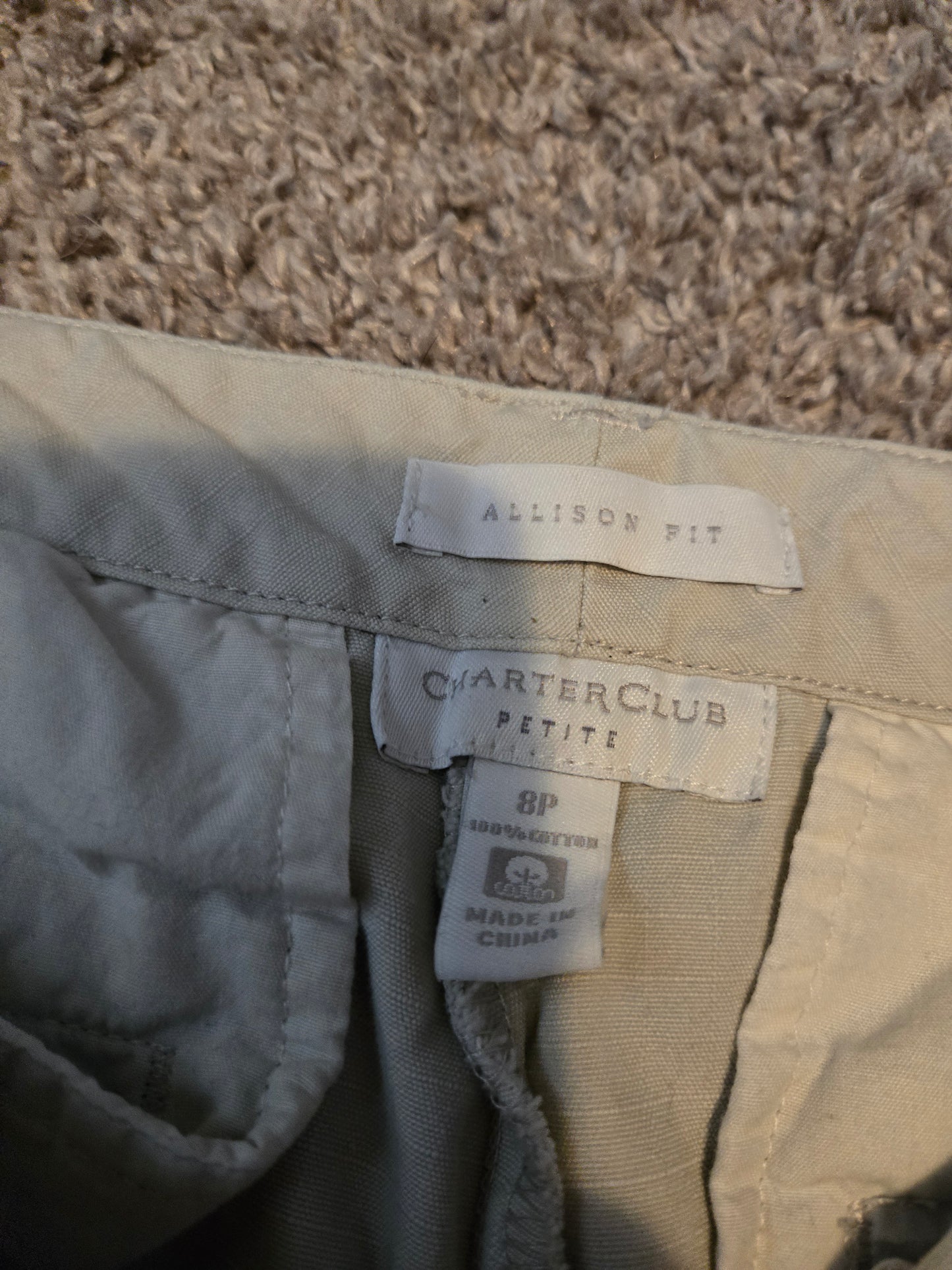 Charter Club Petite Beige Shorts